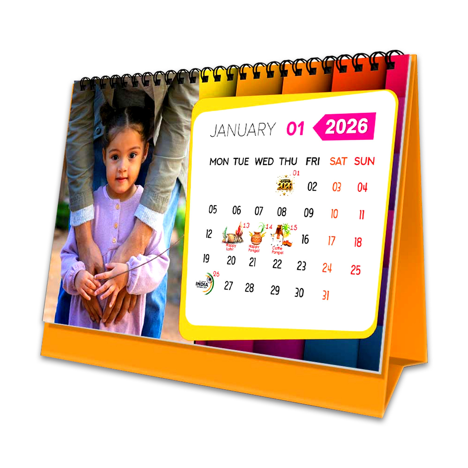 A5 Desktop Calendar (Landscape)